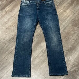 Classic Indigo Men's Straight Jeans